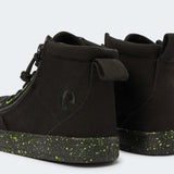 Classic High Top (Kids) - Black/Green Speckle