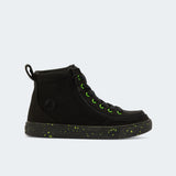 Classic High Top (Kids) - Black/Green Speckle