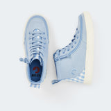 Classic High Top (Kids) - Blue Gingham