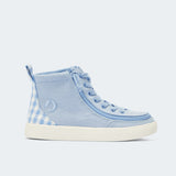 Classic High Top (Kids) - Blue Gingham