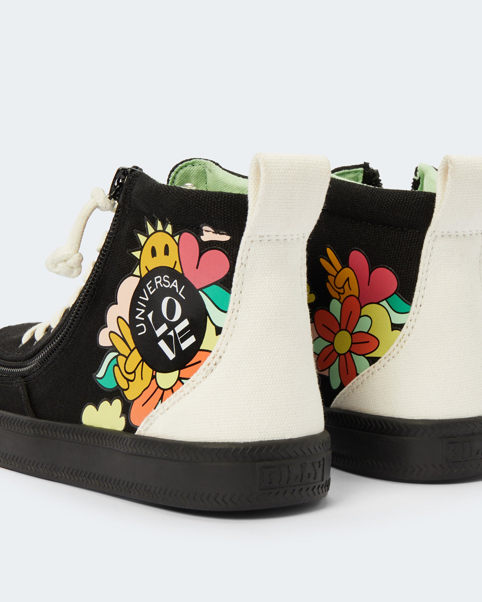 EH x Billy - Classic High Top (Toddler) - Universal Love Black