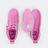 Classic High Top (Kids) - Pink Print