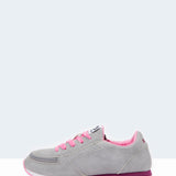 Jogger (Kids) - Grey/ Fuschia