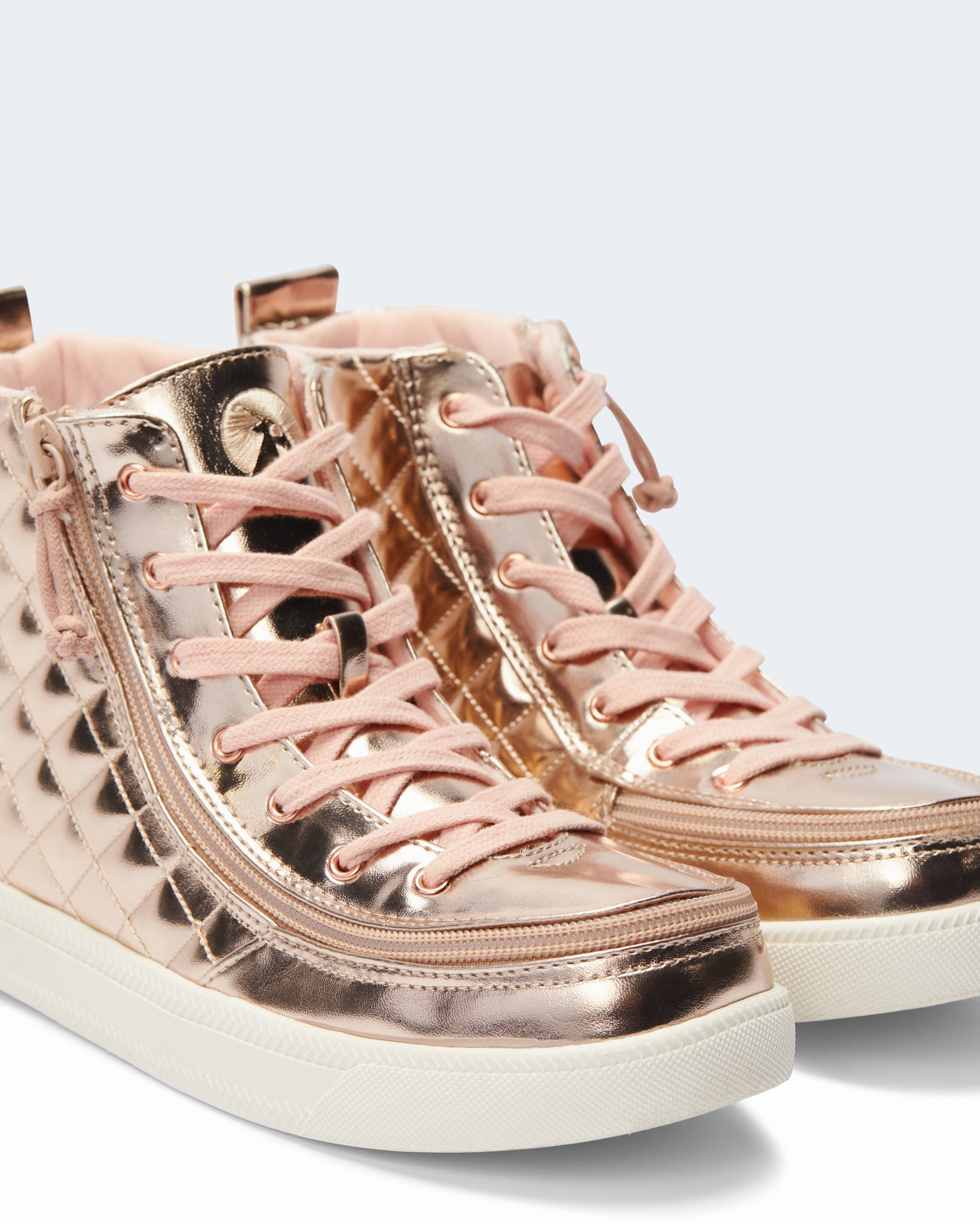 Classic High Top (Kids) - Rose Gold Quilt