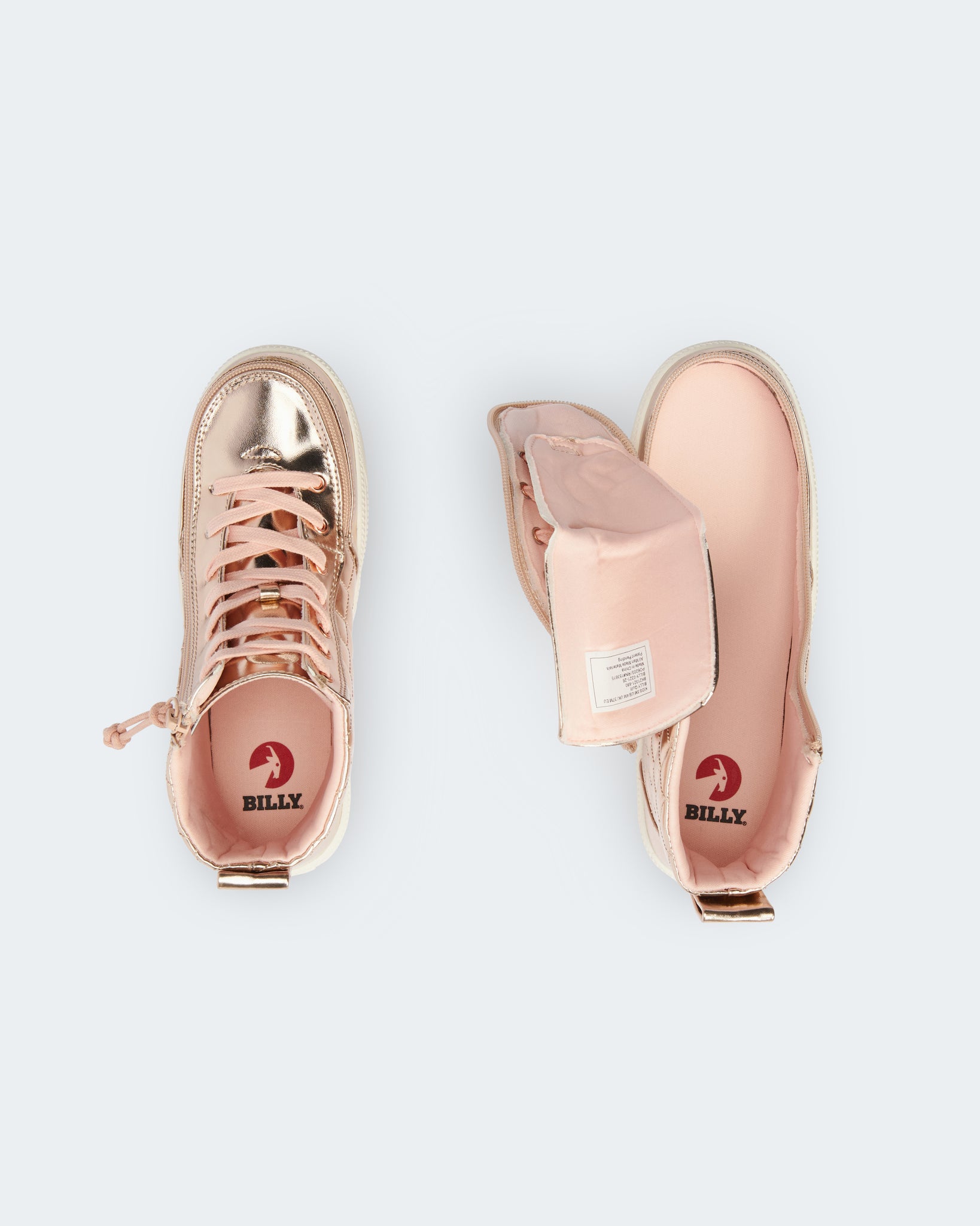 Classic High Top (Kids) - Rose Gold Quilt
