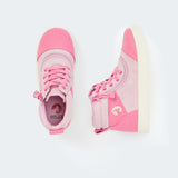 Street Short Wrap High Top (Kids) - Pink/Pink