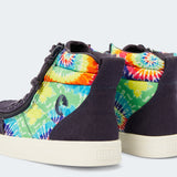 Street High Top (Kids) - Navy Tie Dye