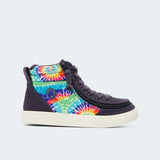 Street High Top (Kids) - Navy Tie Dye