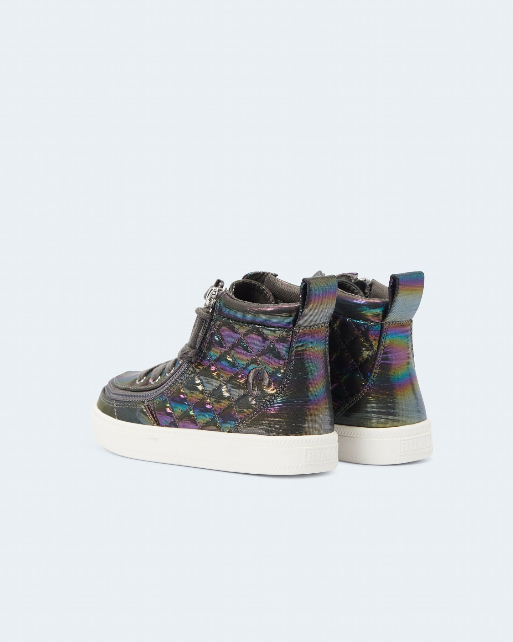 Classic High Top (Toddler) - Graphite Rainbow Quilt