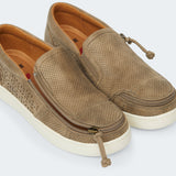 Perf Low Rise (Women) - Taupe