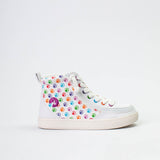 Classic High Top (Kids) - Rainbow Polka