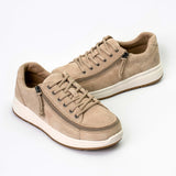 Comfort Sneaker (Women) - Tan Suede