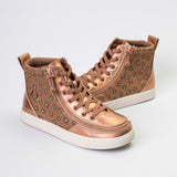 Classic High Top (Kids) - Rose Gold Daisy