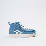 CS High Top (Kids) - Denim/White
