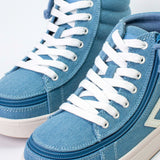 CS High Top (Kids) - Denim/White
