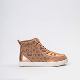 Classic High Top (Kids) - Rose Gold Daisy