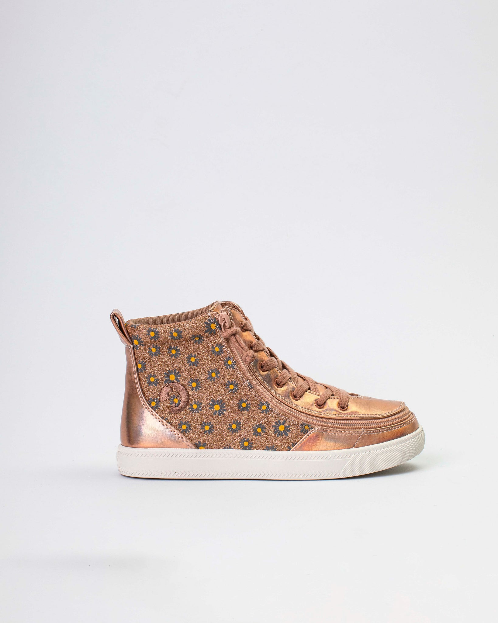 Classic High Top (Toddlers) - Rose Gold Daisy
