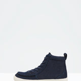 Classic High Top (Kids) - Denim Glitter
