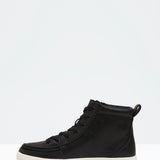 Classic High Top (Women) - Black Shine