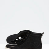 Classic High Top (Women) - Black Shine