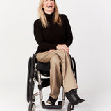 Seated Chino Yoga Waist (Women) - Khaki