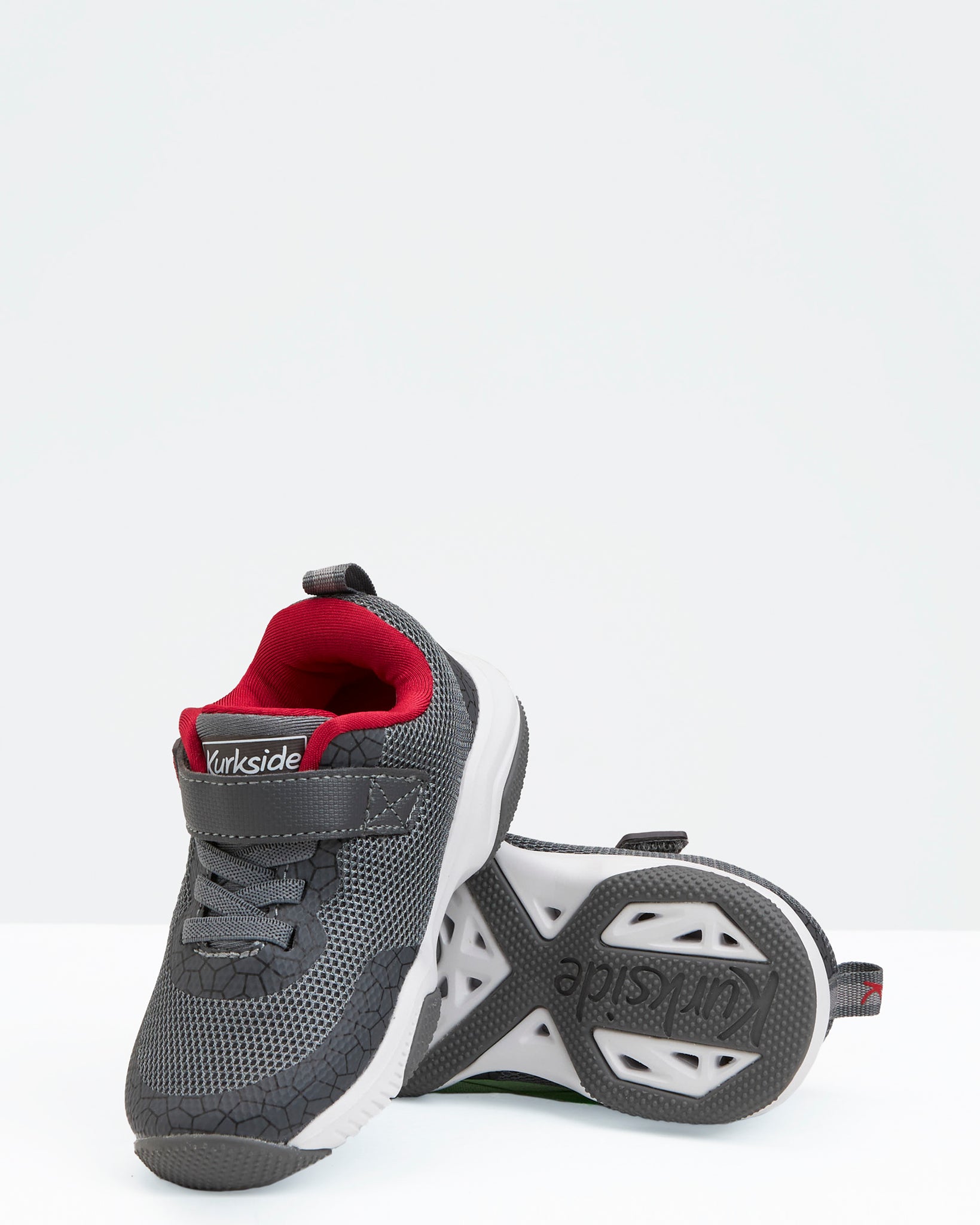 Amphibian II Sneaker (Kids & Toddler) - Charcoal/Red