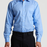 MagnaClick Regular Fit Dress Shirt (Mens) - Blue