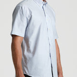 MagnaClick Short Sleeve Stripe Shirt (Mens)