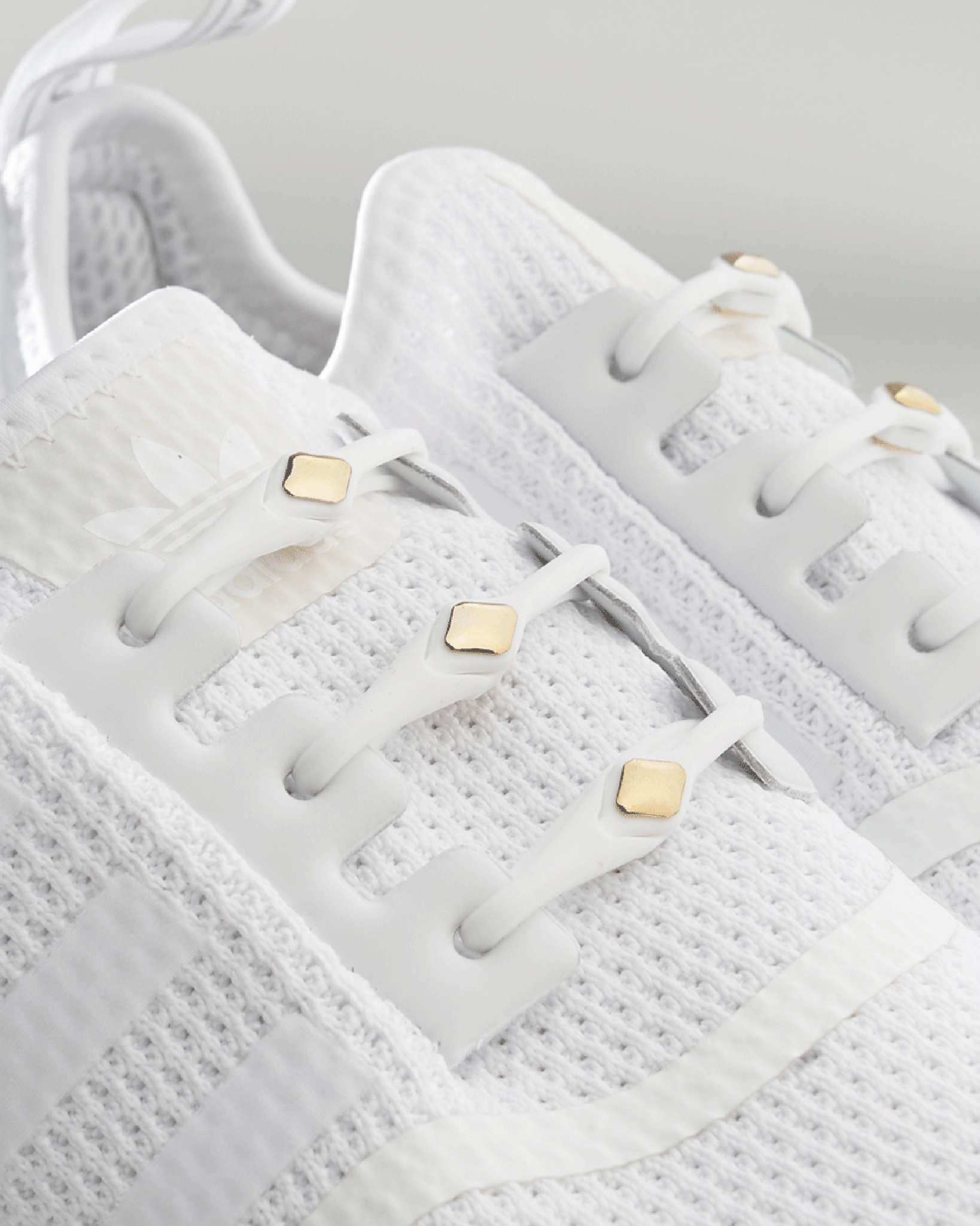Glydez Laces - White/Gold