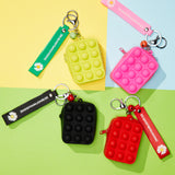 Bright Coin Purse Pop It With Keyring