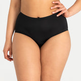 Seamfree Full Brief Moderate/ Heavy - Black