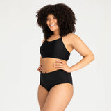 Seamfree Full Brief Moderate/ Heavy - Black