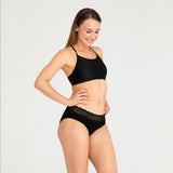 Sensual Hi Waist Bikini Light/Moderate - Black