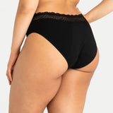 Sensual Hi Waist Bikini Heavy/Overnight - Black