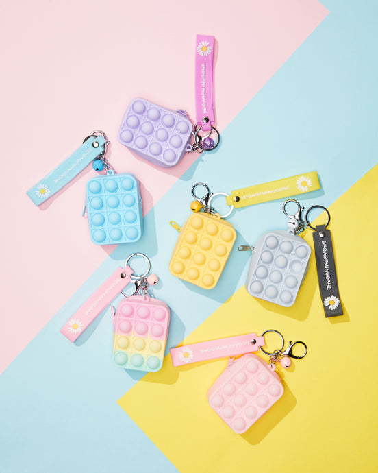 Pastel Coin Purse Pop It With Keyring
