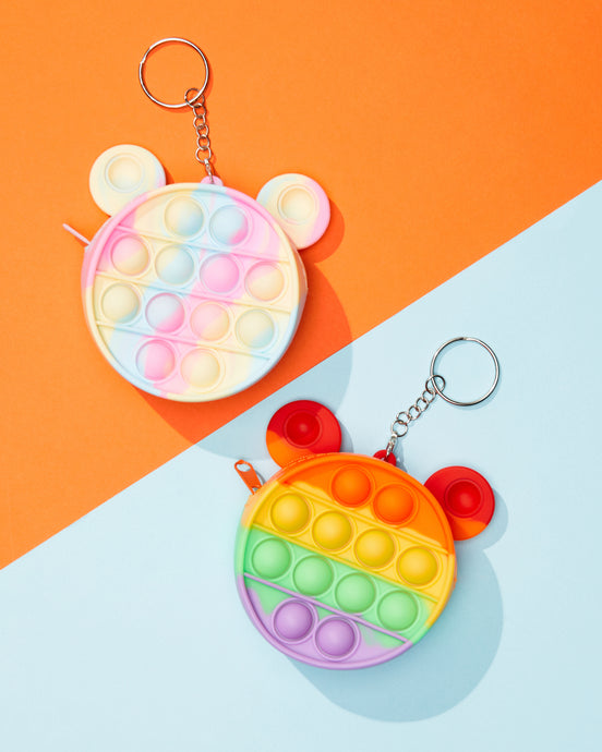 Mickey Coin Purse Pop It With Keyring