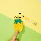 Pineapple Pop It Coin Purse With Keyring