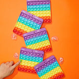 Purple Rainbow Calendar Pop It
