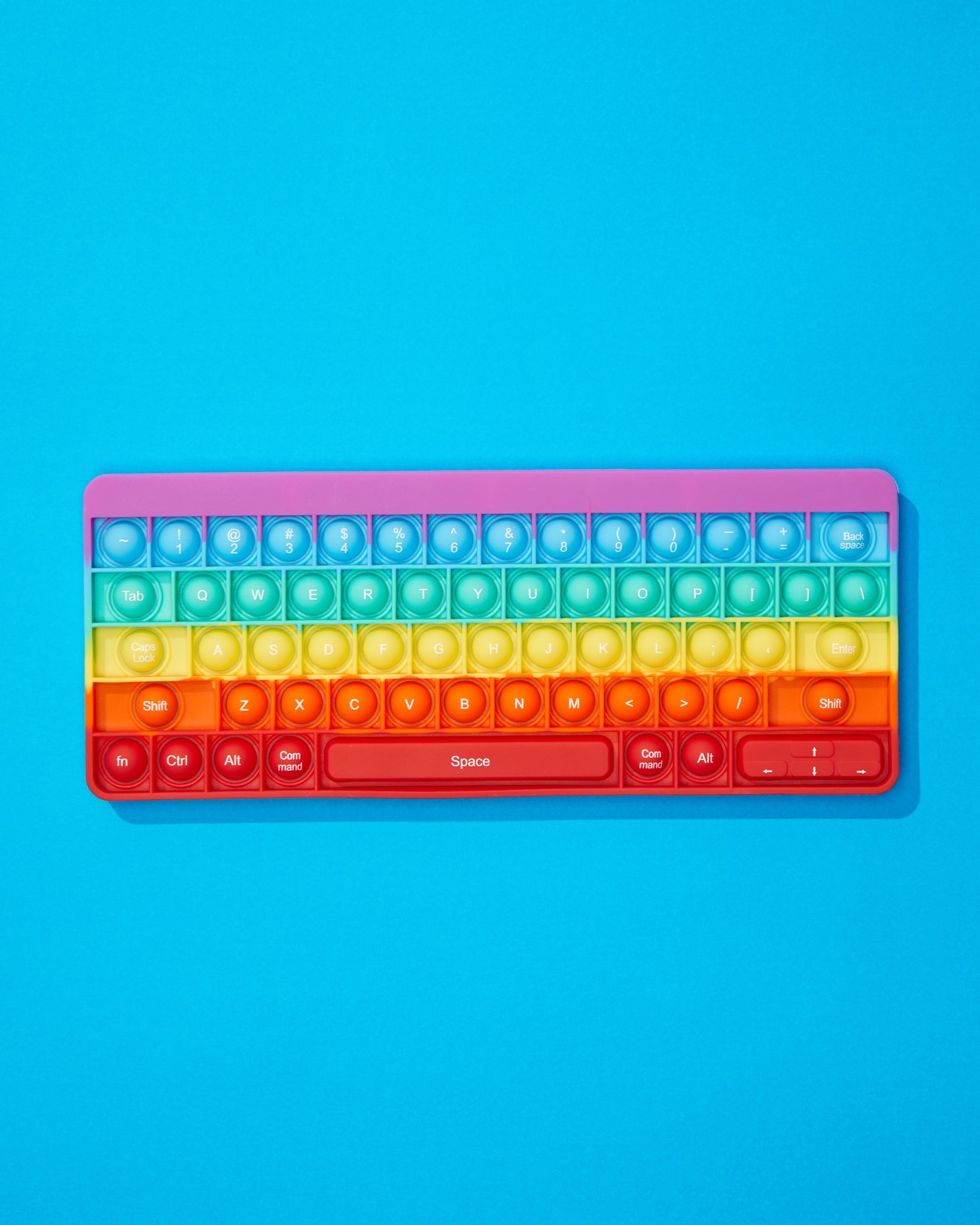 Rainbow Keyboard Pop It