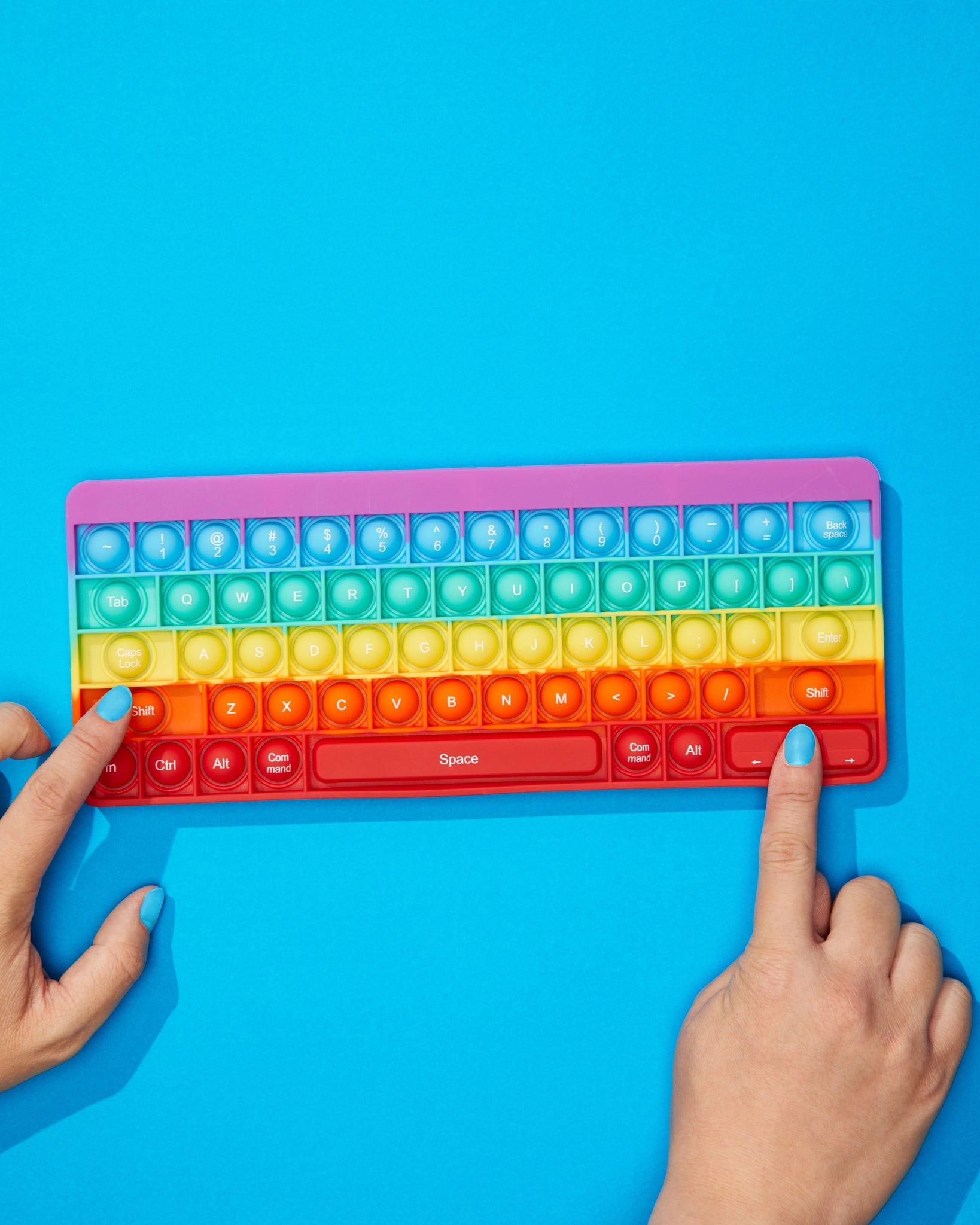 Rainbow Keyboard Pop It