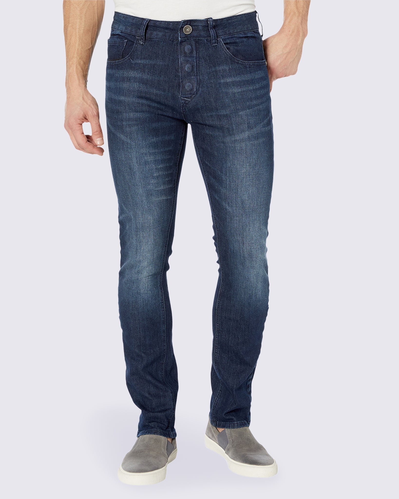 Adaptive Slim Straight Jean (Mens) - Vouvant Dark