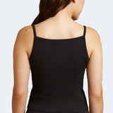 Adaptive Zip Front Cami - Black