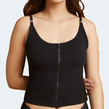 Adaptive Zip Front Cami - Black