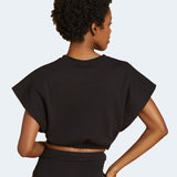 Adaptive V-Neck Sweatshirt - Black