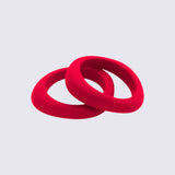 Organic Bangle - Scarlet Red