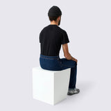 Seated Gamechanger Seamless Elastic Waist Jean (Mens) - Indigo