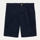 Tommy Flat Front Shorts (Boys) - Navy