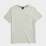 Tommy Crewneck Tee (Mens) - Grey Heather