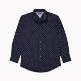 Hunter Leaf Shirt - Navy