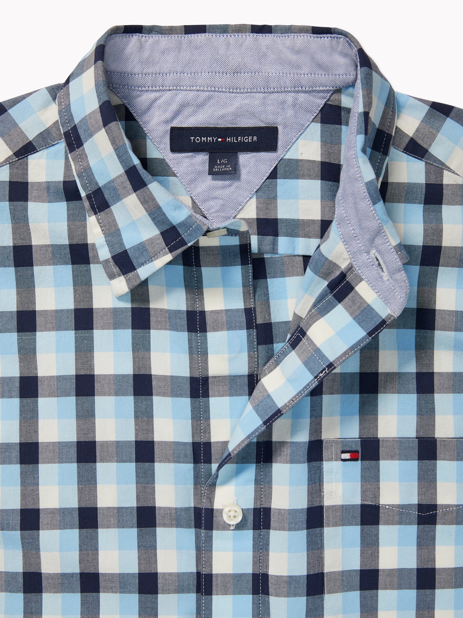 Check Shirt (Mens) - Hydrangea Blue